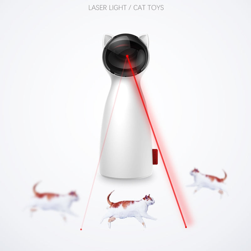Automatisk LED Laserleksak för Katter