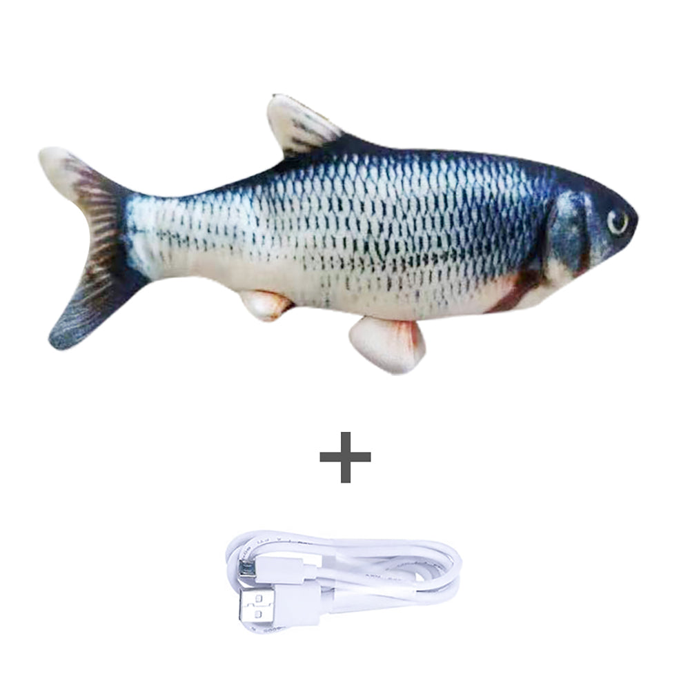 Elektrisk Viftande Fiskleksak för Katter
