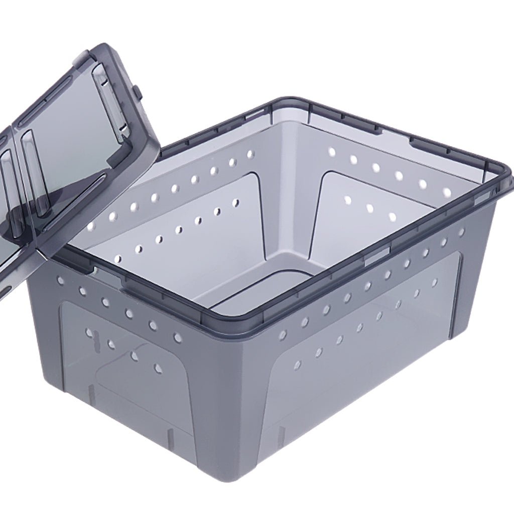 Ventilerad Plastbox för Spindlar & Små Insekter