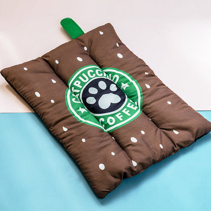 Somrig Kylande Husdjursmatta – Frukt & Dessert Design