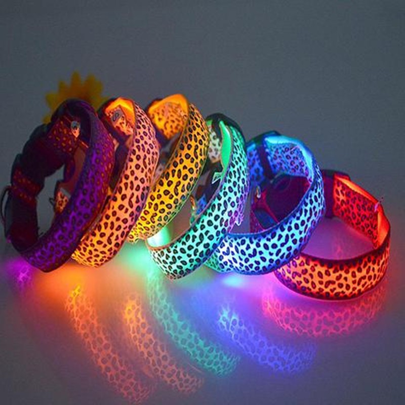Lysande Hundhalsband LED