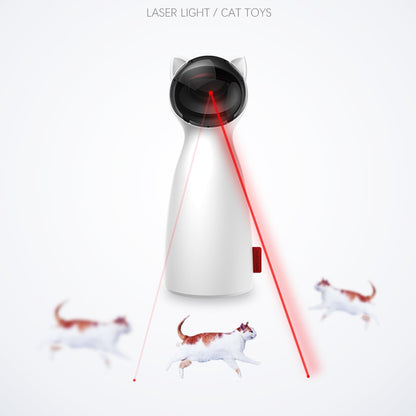 Automatisk LED Laserleksak för Katter