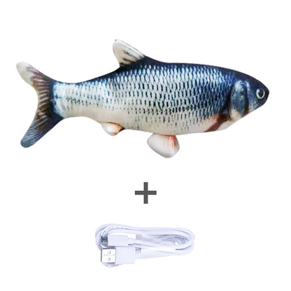 Elektrisk Viftande Fiskleksak för Katter