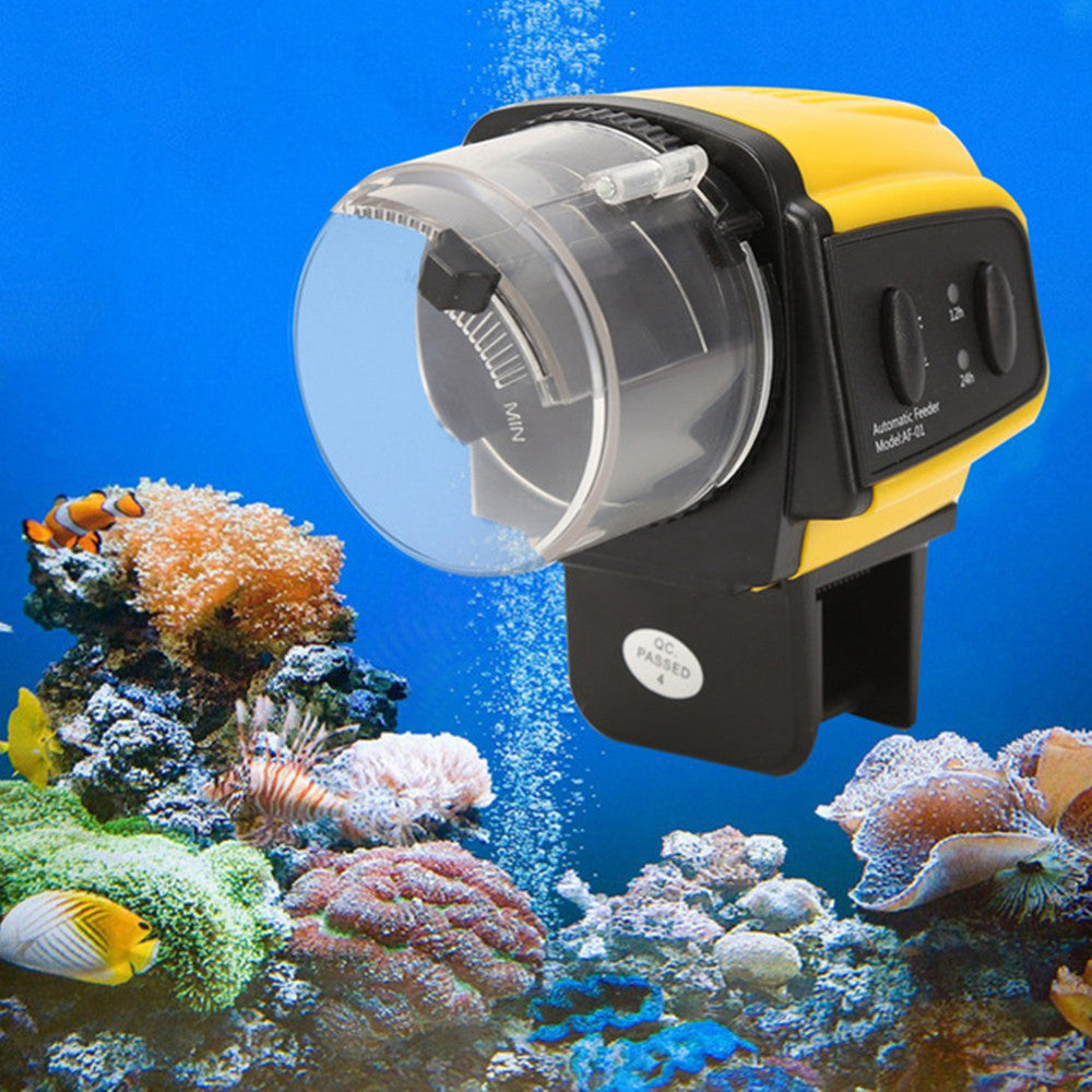 Automatisk Fiskmatare med Timer
