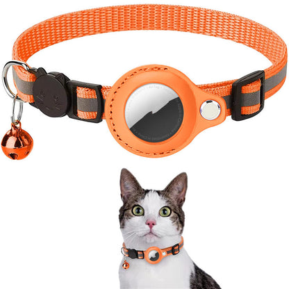 Reflexhalsband med Airtag-fodral