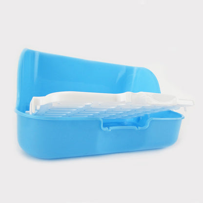 Kanin-Toalett – Hörnmodell för Bur & Hem