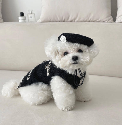 Stickad Hatt för Hund & Katt