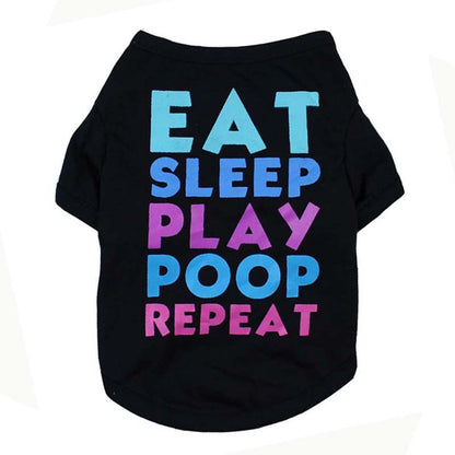 Hundtröja – Eat Sleep Play Poop Repeat