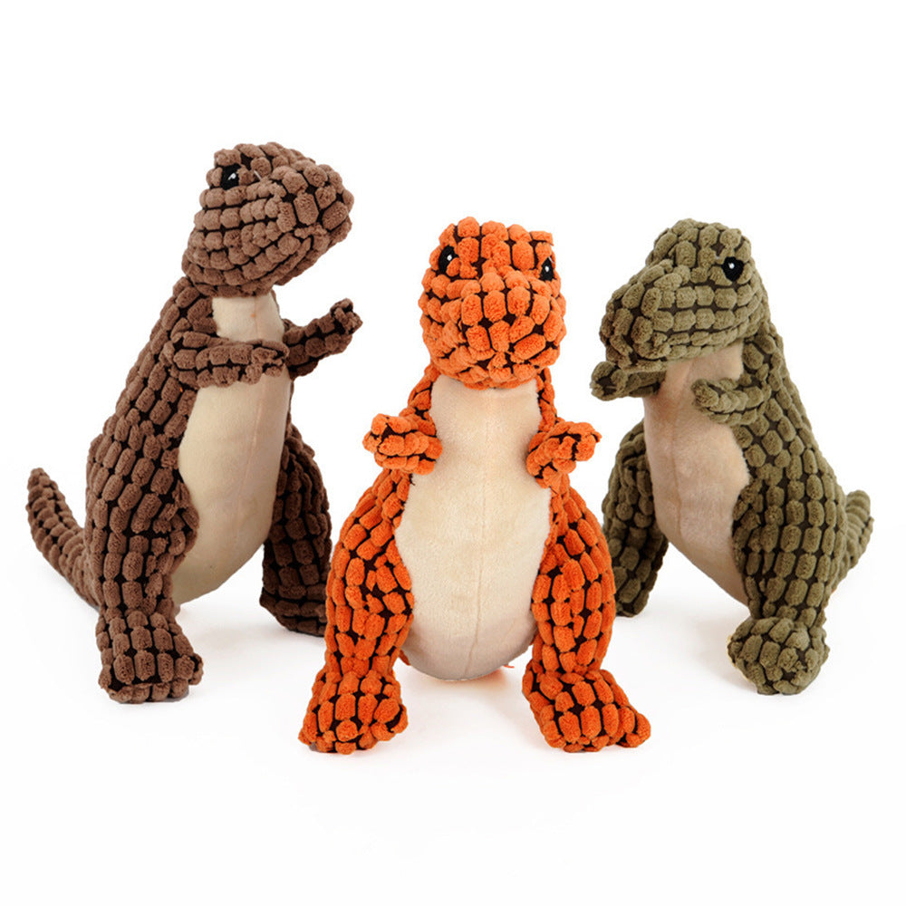 Dinosaurie Hundleksak – Mjuk & Pipande