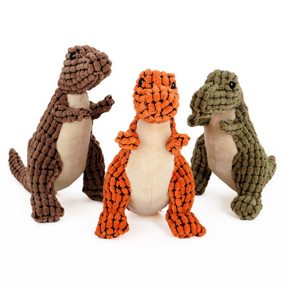 Dinosaurie Hundleksak – Mjuk & Pipande
