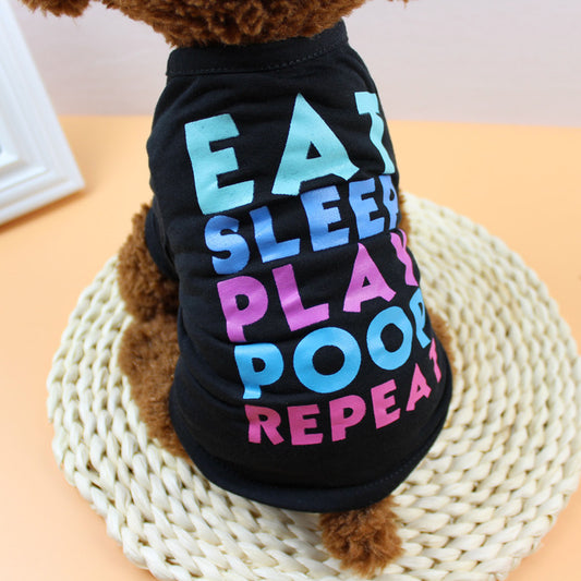 Hundtröja – Eat Sleep Play Poop Repeat