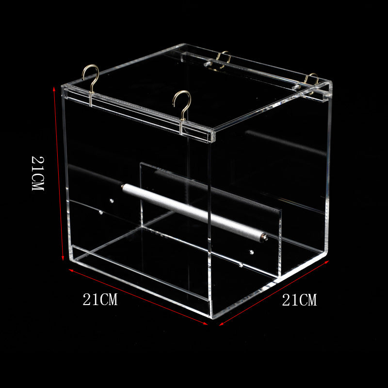 Acrylic Bird Feeder – Transparent Matlåda för Fåglar