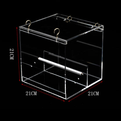 Acrylic Bird Feeder – Transparent Matlåda för Fåglar