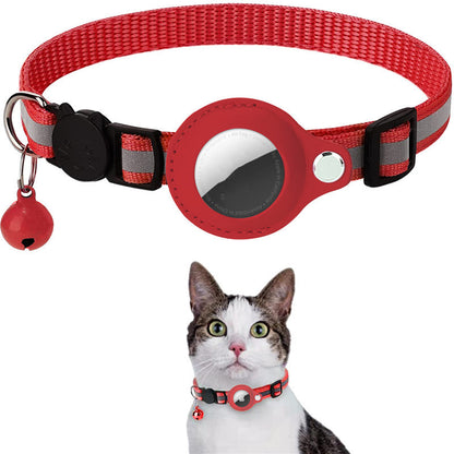Reflexhalsband med Airtag-fodral