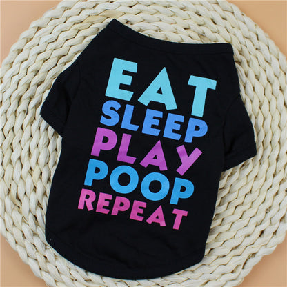 Hundtröja – Eat Sleep Play Poop Repeat