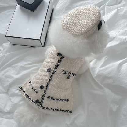 Stickad Hatt för Hund & Katt