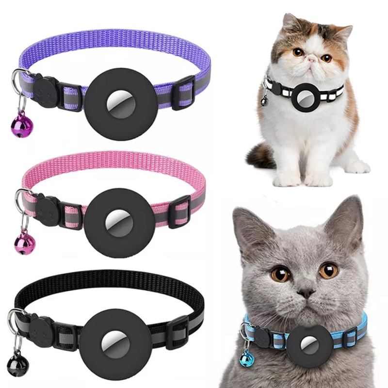 Reflexhalsband med Airtag-fodral
