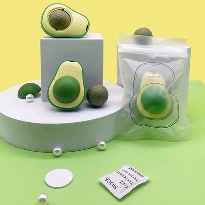 Avocado Cat Mint Toy – 3-pack Mintbollar