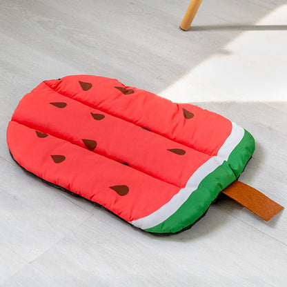 Somrig Kylande Husdjursmatta – Frukt & Dessert Design