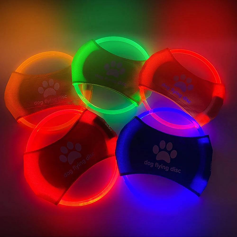 LED Lysande Hundfrisbee