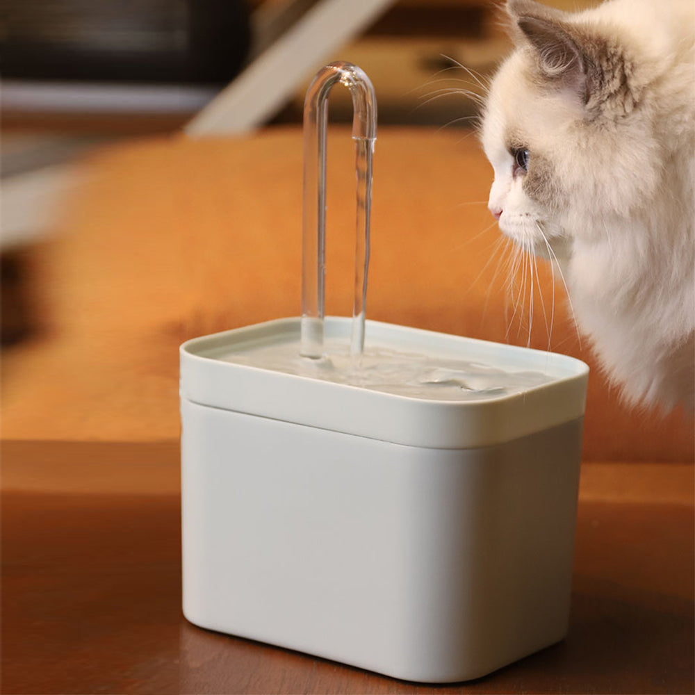 Automatisk Vattenfontän med Filter – 1,5L för Katt & Hund