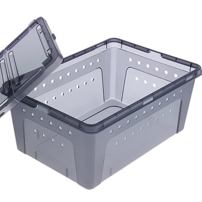 Ventilerad Plastbox för Spindlar & Små Insekter
