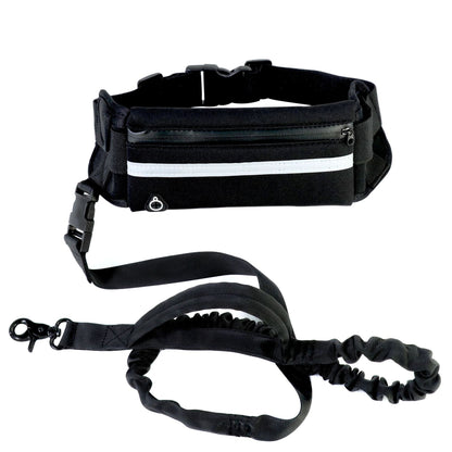 Handsfree Löpbälte med Elastisk Hundlina