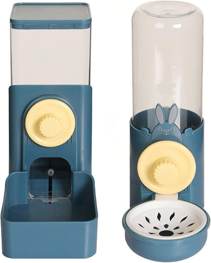 Automatisk Foder- & Vattendispenser för Smådjur