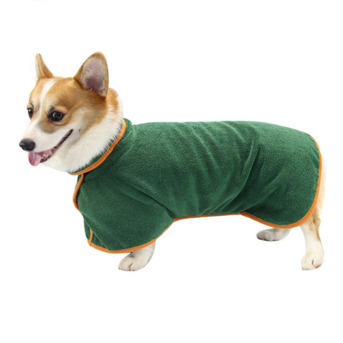 Snabbtorkande Mikrofiberbadrock för Hund
