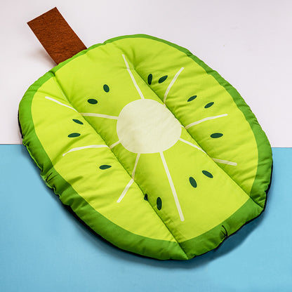 Somrig Kylande Husdjursmatta – Frukt & Dessert Design