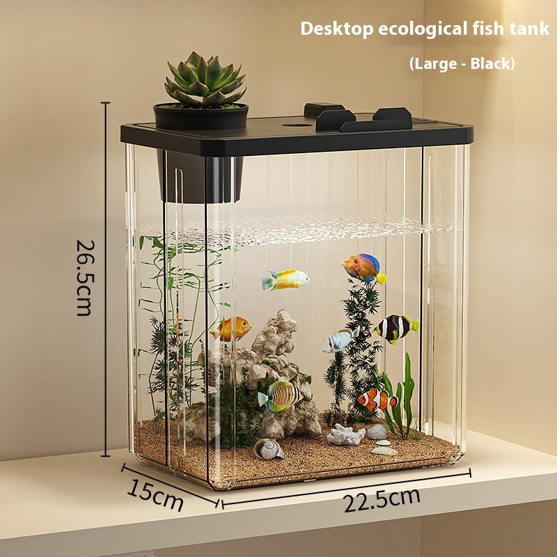 Litet Akvarium med Lock